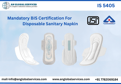 BIS Certification for Disposable Sanitary Napkins IS 5405